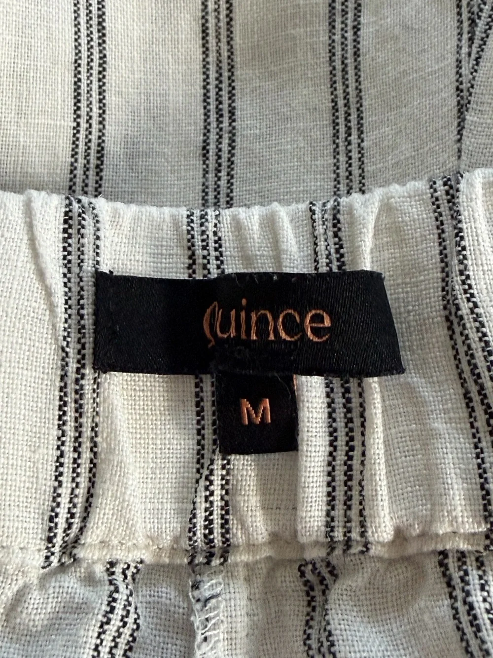 Quince Tapered Linen Pants - sz M